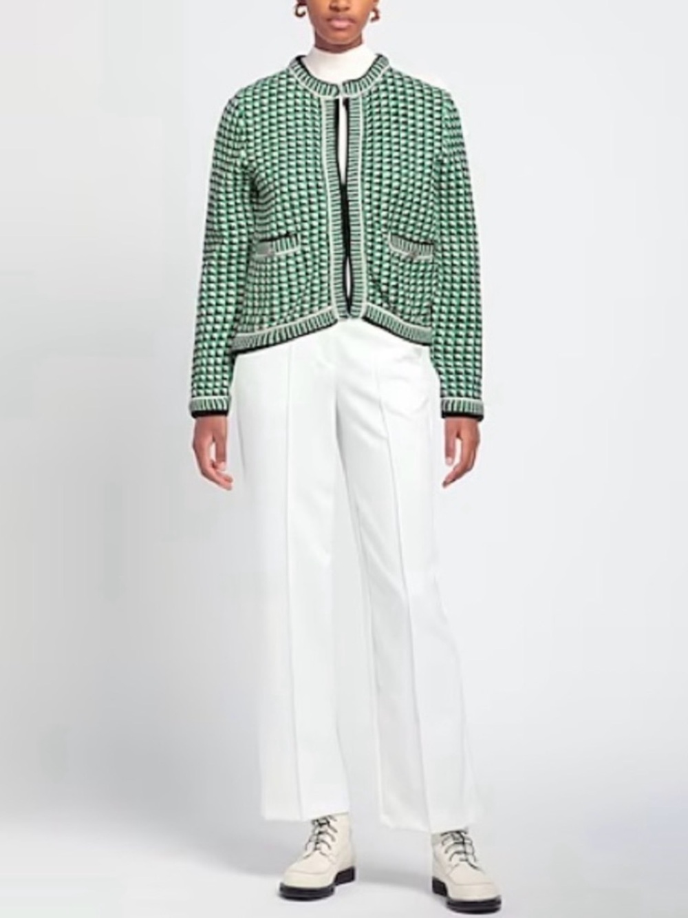 Maje Manelanne Printed Cardigan